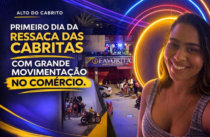 Grande movimentação no comercio