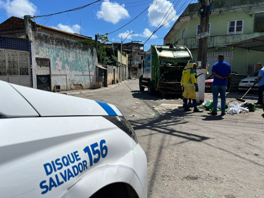 Após a Ressaca das Cabritas, mais de 52 toneladas de lixo são recolhidas e trabalho de limpeza segue nas ruas do Subúrbio