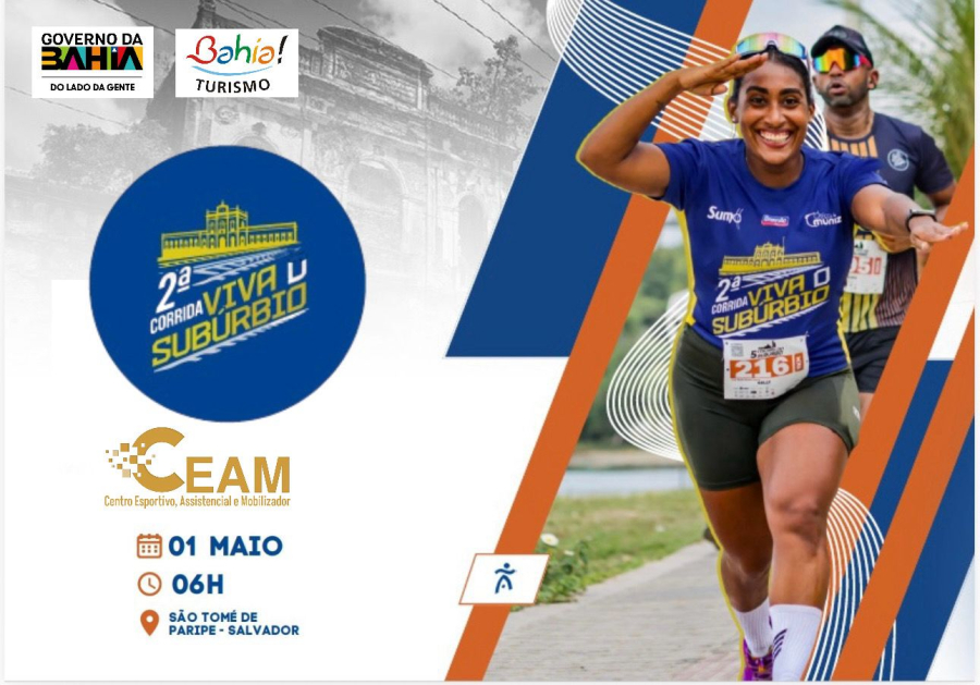 2ª Corrida Viva o Subúrbio reúne atletas na orla de São Tomé de Paripe